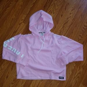 Victoria Secret PINK cold shoulder hoodie